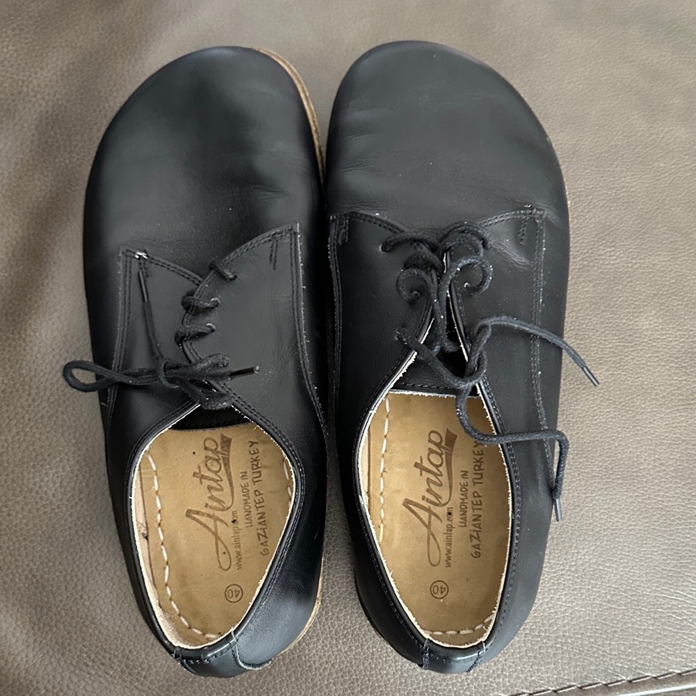 Aintap handmade leather grounding shoes